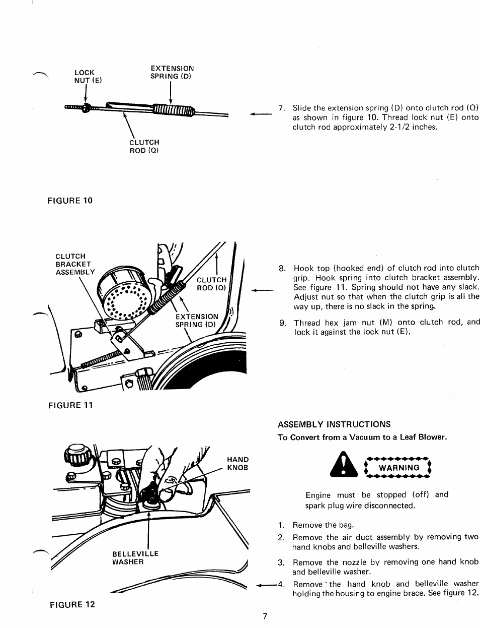 Assembly instructions | MTD 249-689-000 User Manual | Page 7 / 16