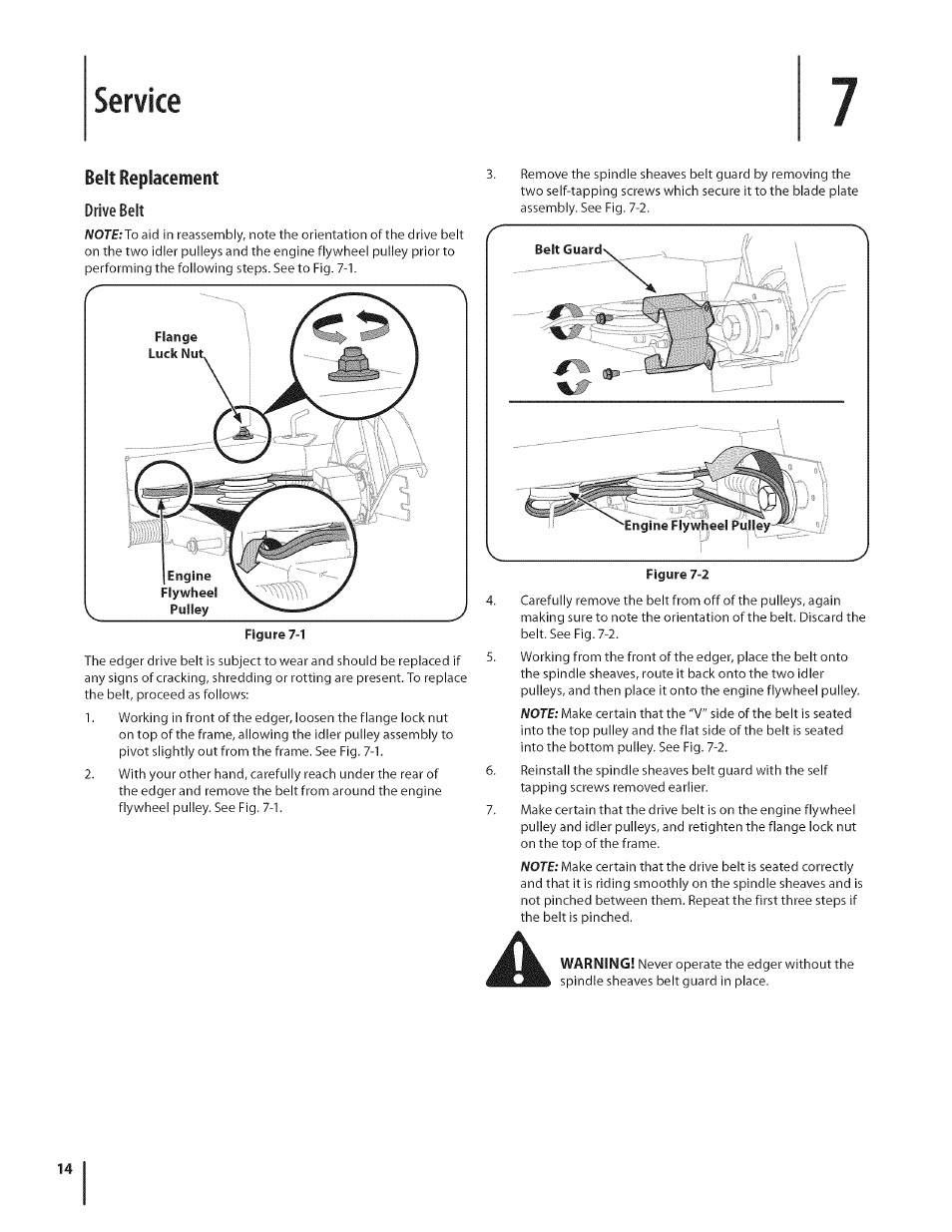 Service | MTD 550 User Manual | Page 14 / 36