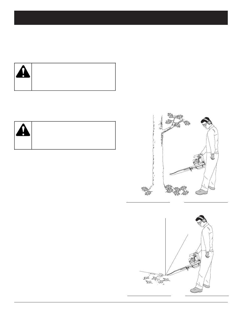 Avertissement, Mode d'emploi | MTD YM290 User Manual | Page 28 / 56