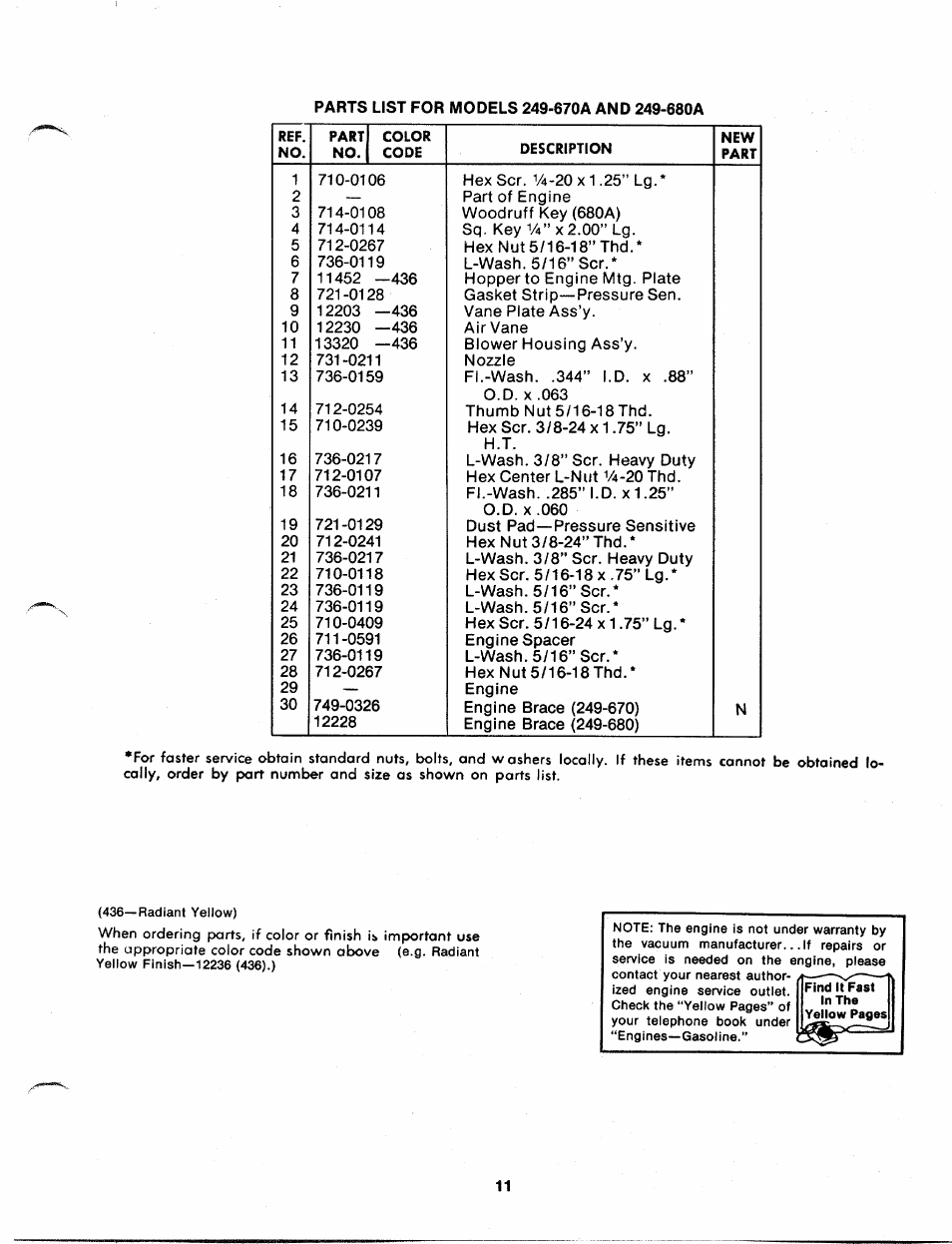 MTD 249-670A User Manual | Page 11 / 14