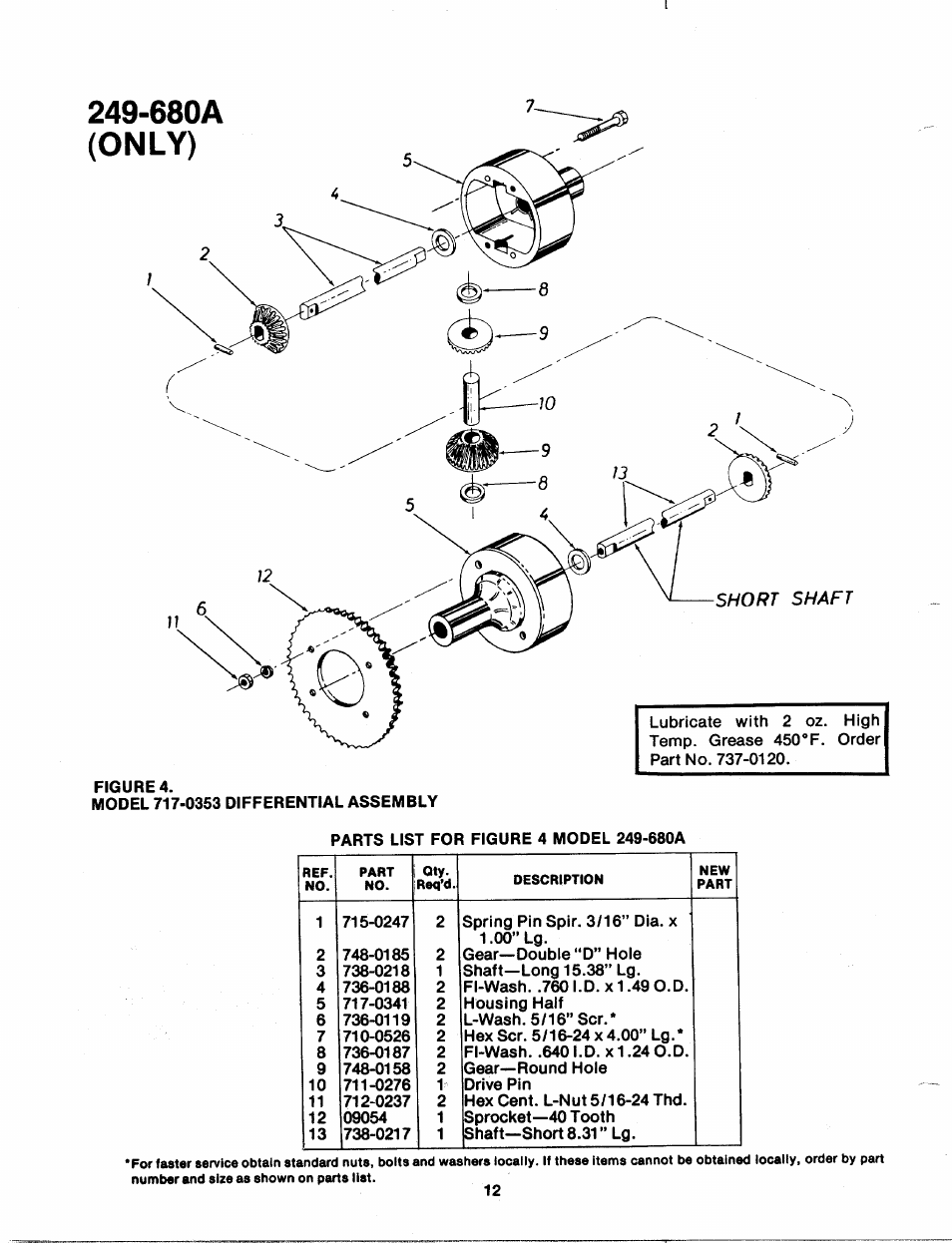 680a, Only), 680a (only) | MTD 249-670A User Manual | Page 12 / 14