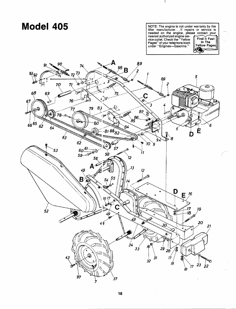 M odel 405 | MTD 219-405-000 User Manual | Page 18 / 24