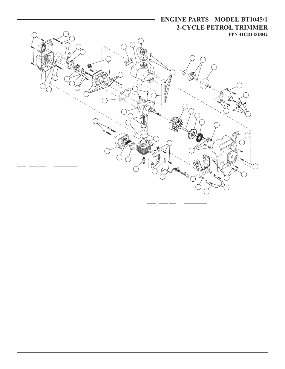 MTD BT1045/1 User Manual | 2 pages