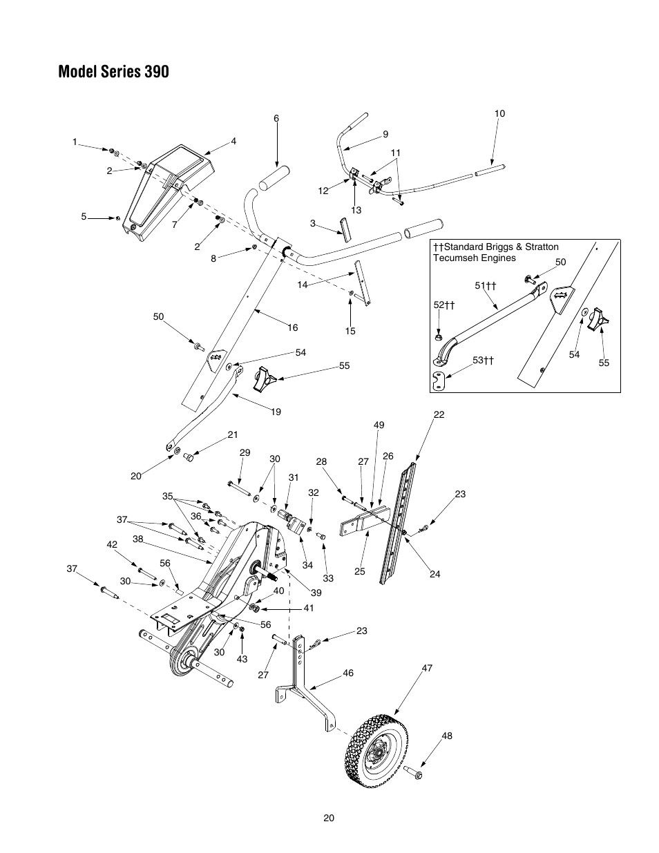 Model series 390 | MTD 340 Thru 390 User Manual | Page 20 / 24