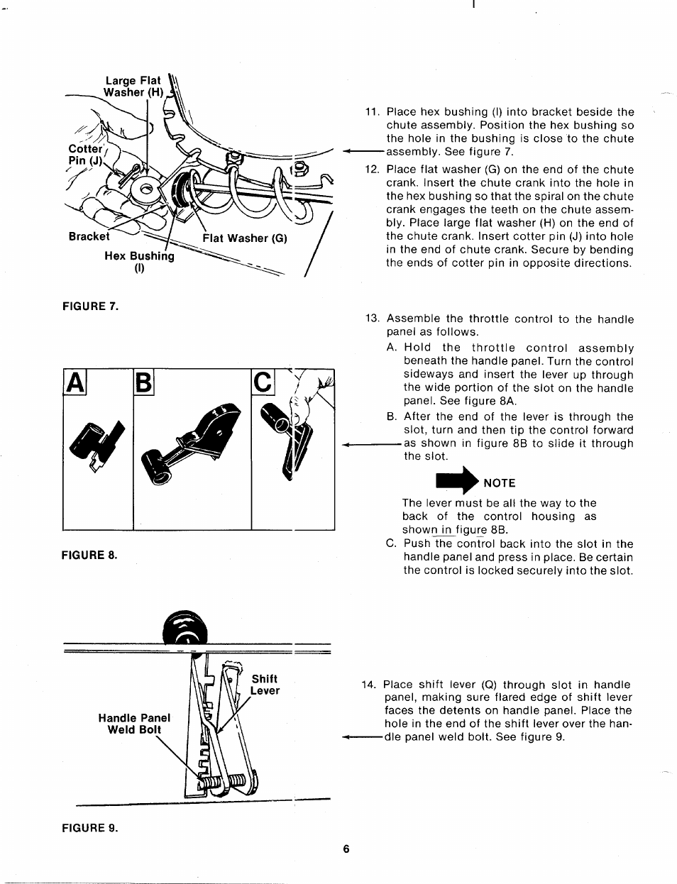 Note | MTD 315-860-000 User Manual | Page 6 / 32