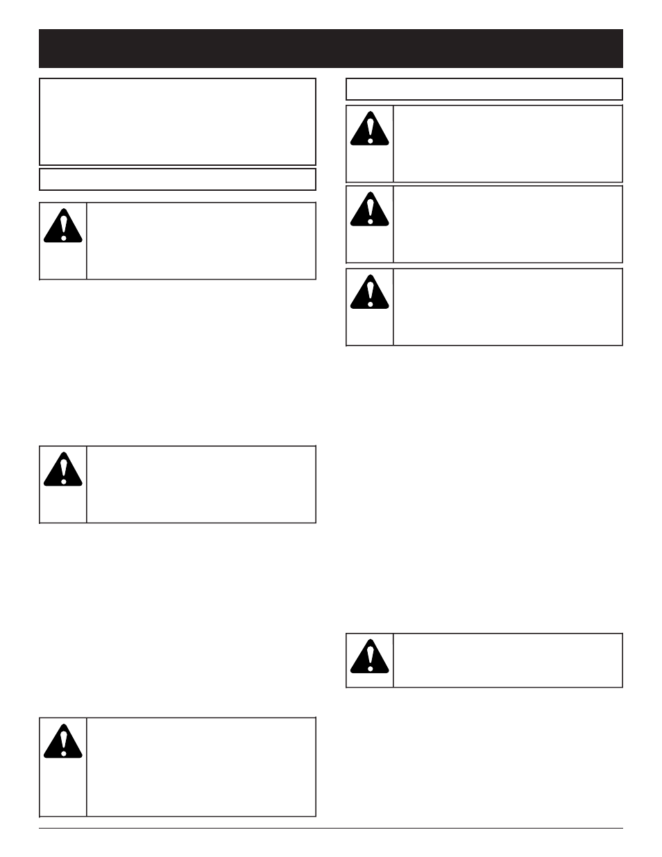 Warning: • important safety instructions, Warning, Danger | Caution, Safety alert, Rules for safe operation | MTD YM137 User Manual | Page 3 / 56