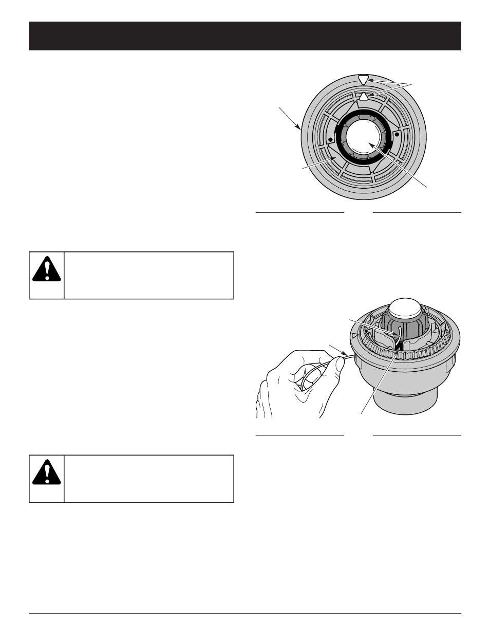 Advertencia, Instrucciones de mantenimiento y reparacion | MTD YM137 User Manual | Page 48 / 56
