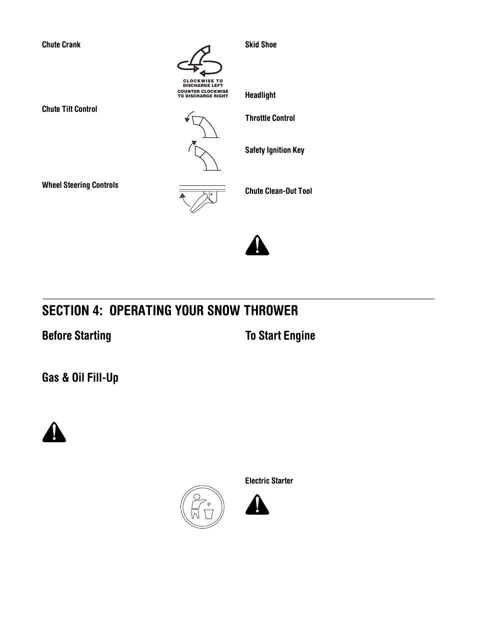 Before starting, Gas & oil fill-up | MTD 31AE993I401 User Manual | Page 9 / 28