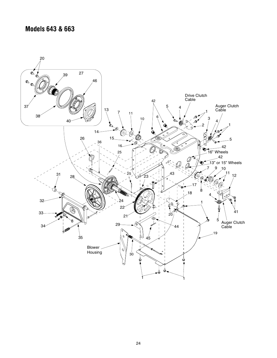 MTD 643 User Manual | Page 24 / 28