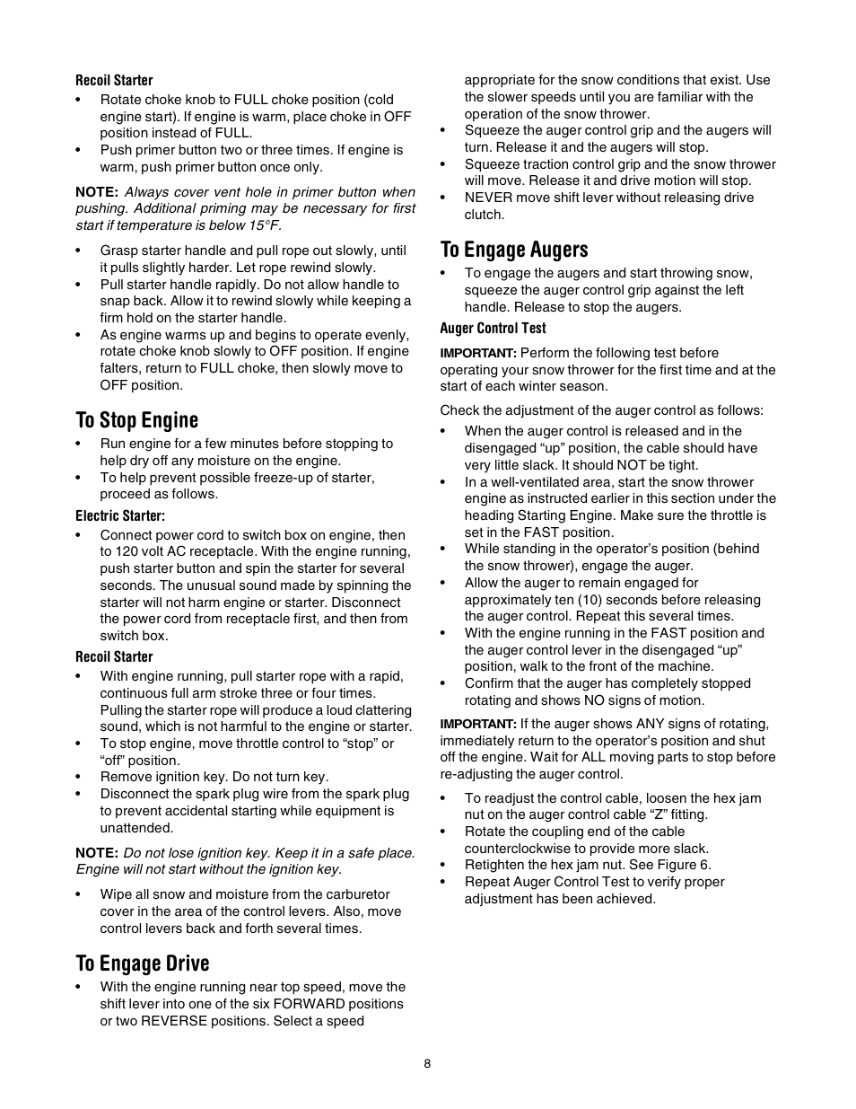 MTD 643 User Manual | Page 8 / 28