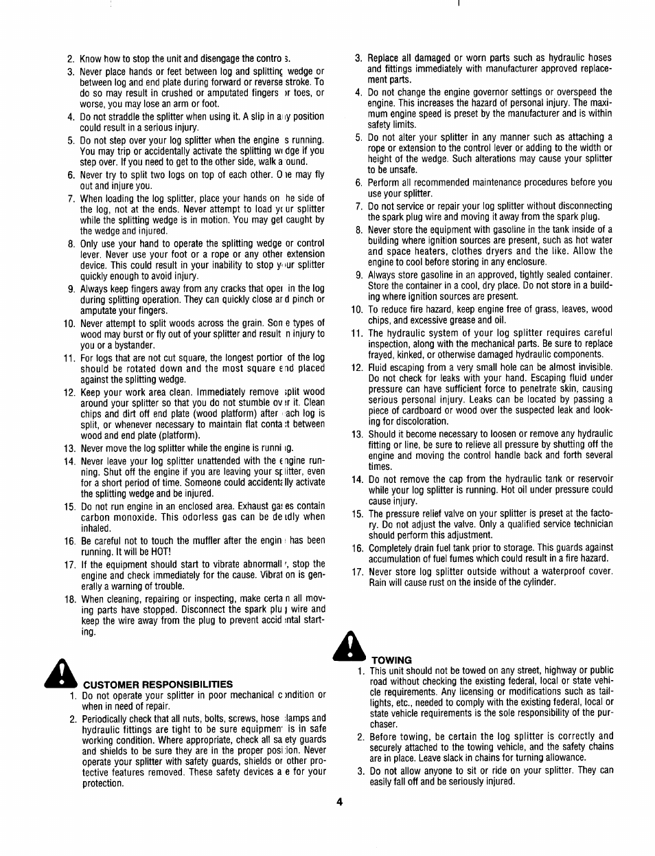 MTD 638 User Manual | Page 4 / 16