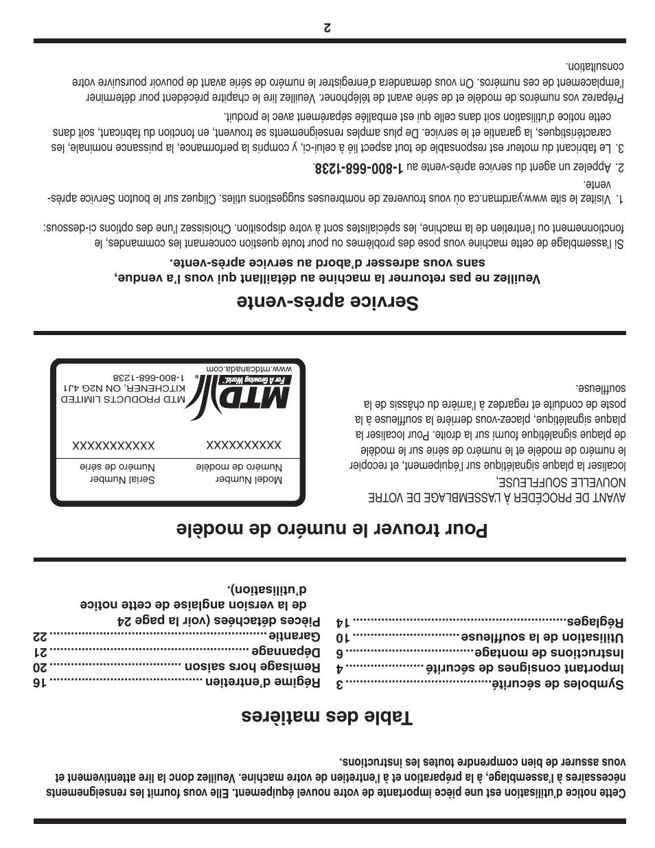 MTD 769-04095 User Manual | Page 55 / 56