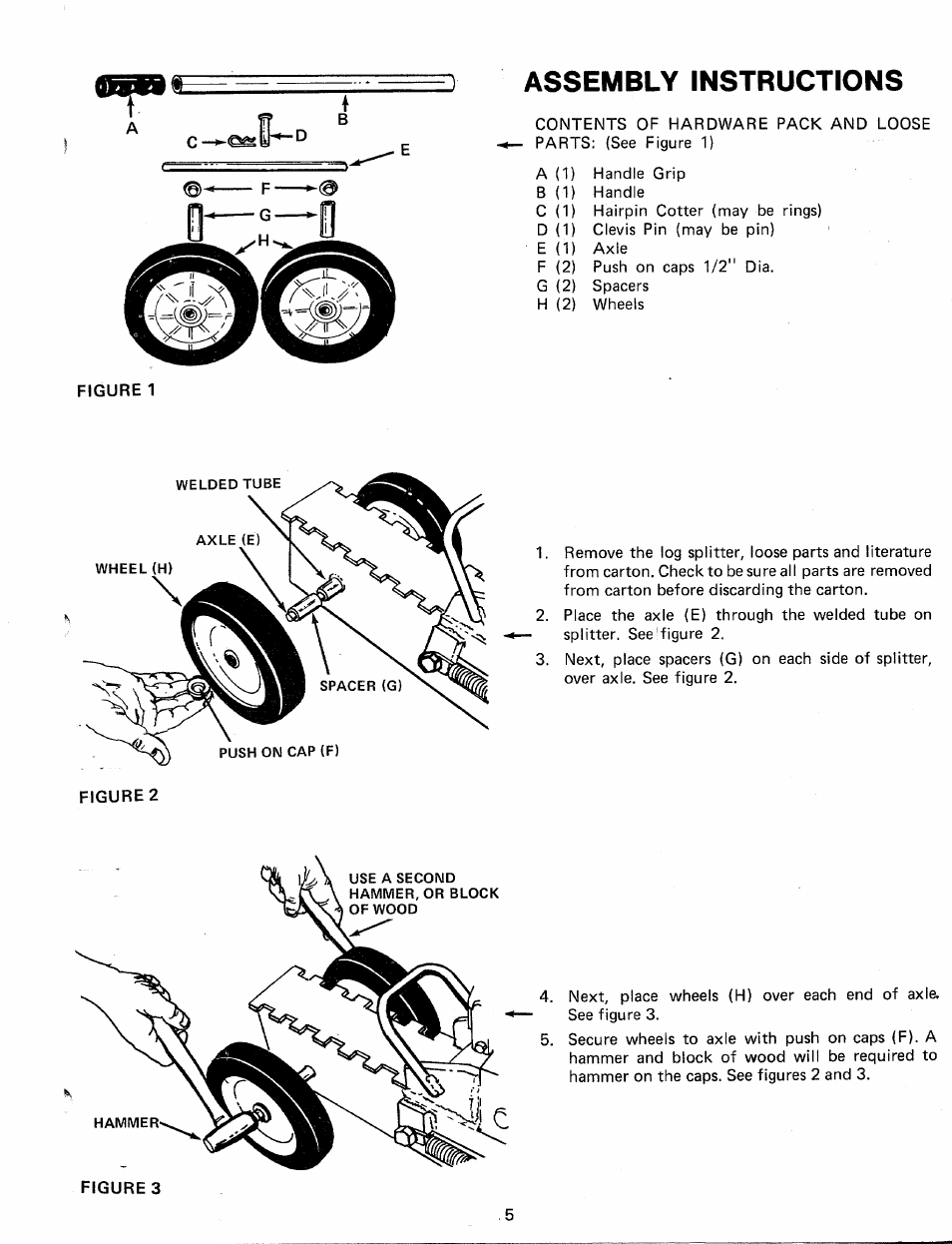 Assembly instructions | MTD 246-632-000 User Manual | Page 5 / 10