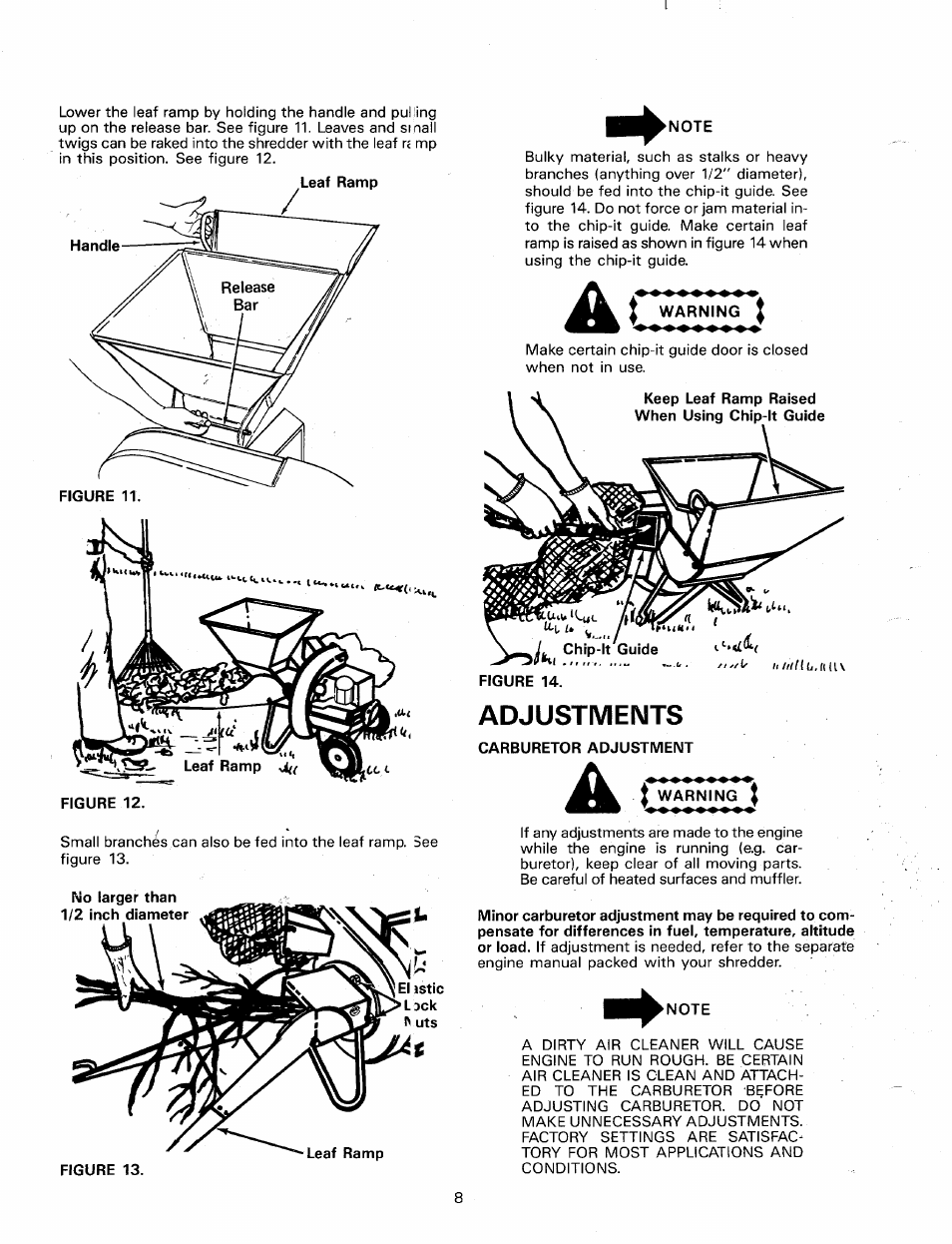 Adjustments | MTD 248-650-000 User Manual | Page 8 / 16