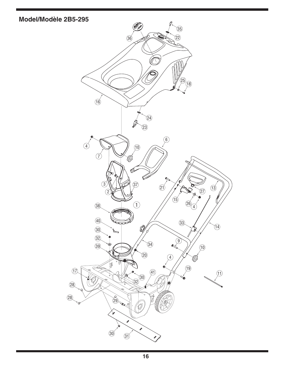 MTD 2B5 User Manual | Page 16 / 32