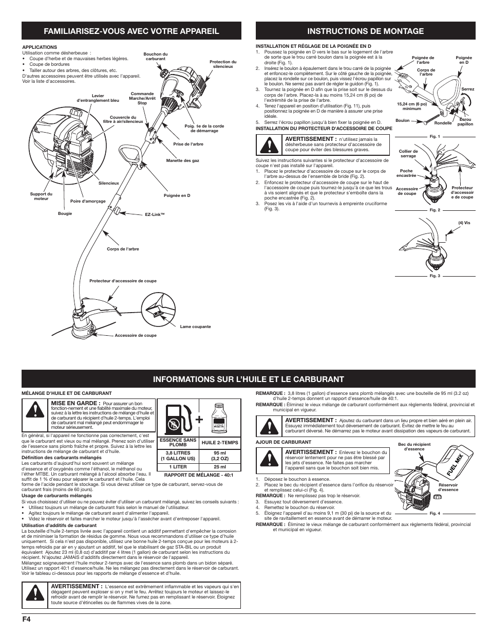 Instructions de montage | MTD WH25CS User Manual | Page 12 / 28