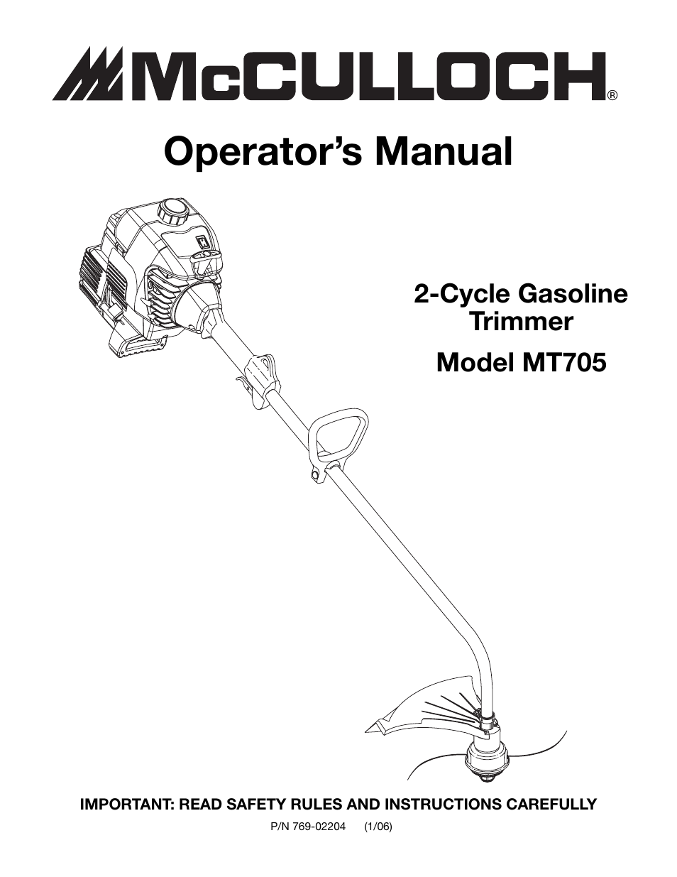 MTD MT705 User Manual | 64 pages