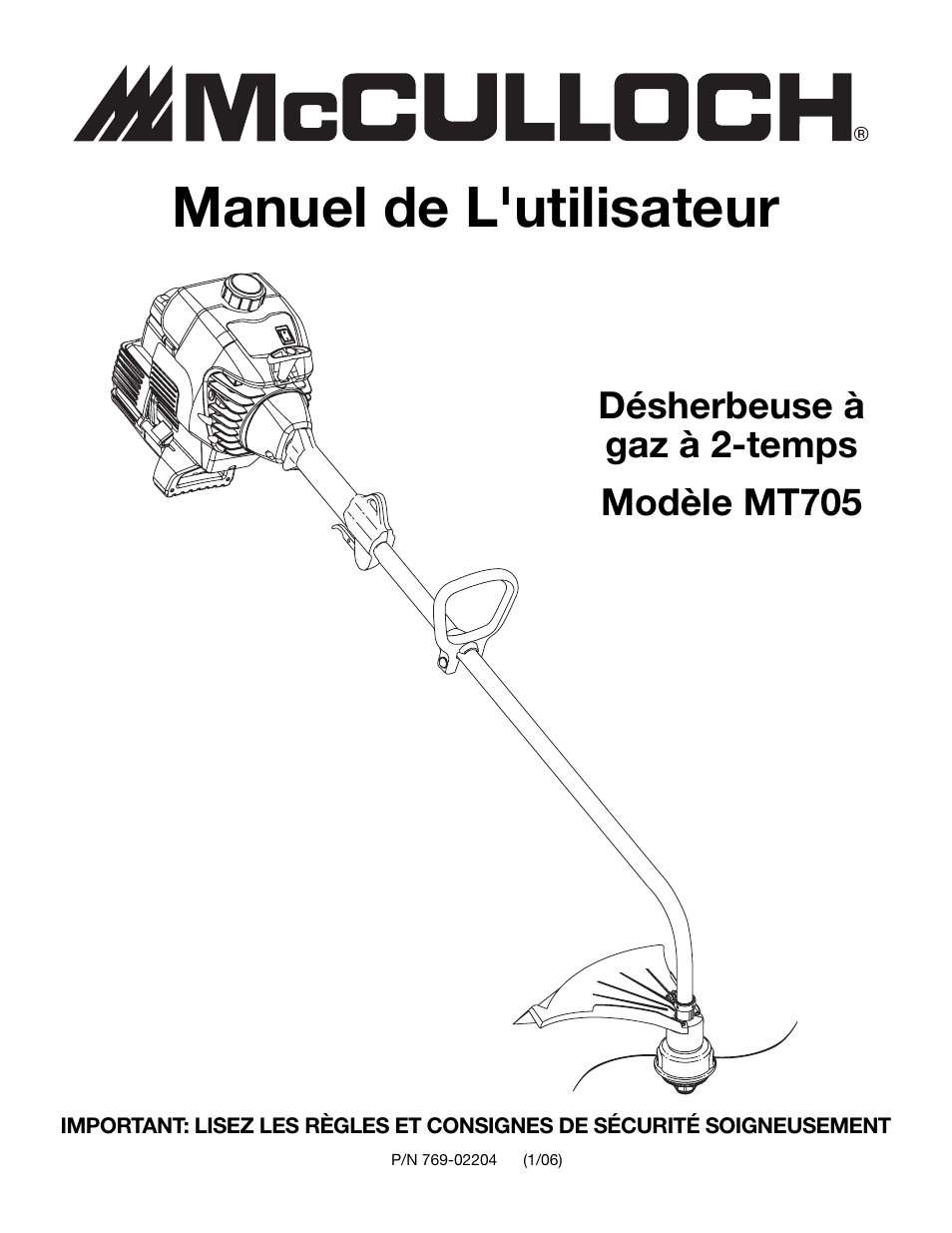 Manuel de l'utilisateur | MTD MT705 User Manual | Page 21 / 64