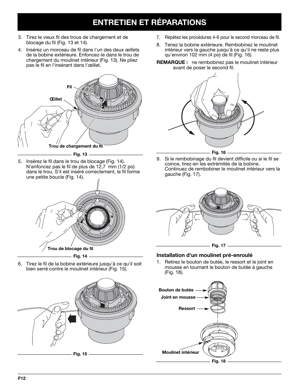 Entretien et réparations | MTD MT705 User Manual | Page 32 / 64