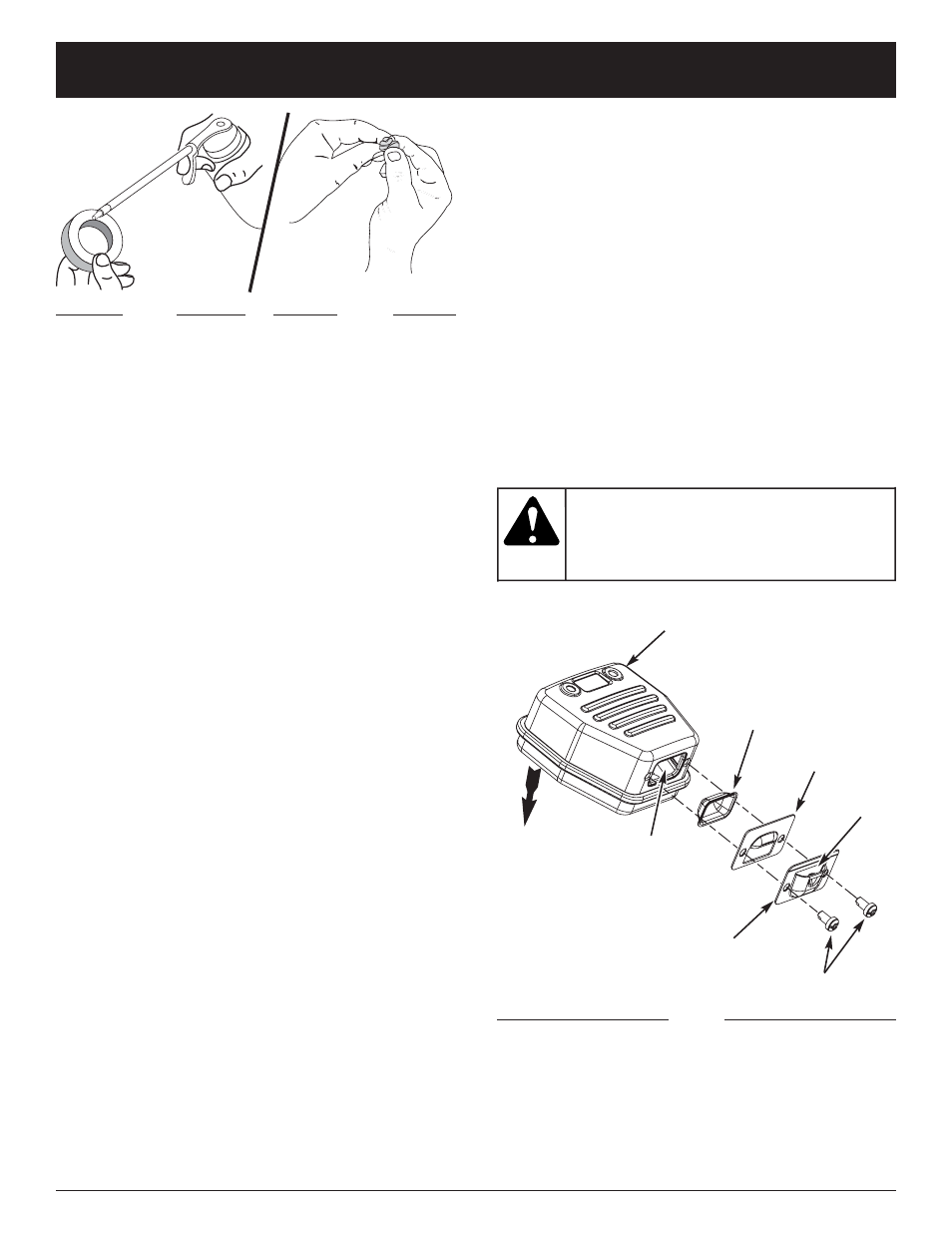 Warning, Maintenance and repair instructions | MTD TB320BV User Manual | Page 16 / 72