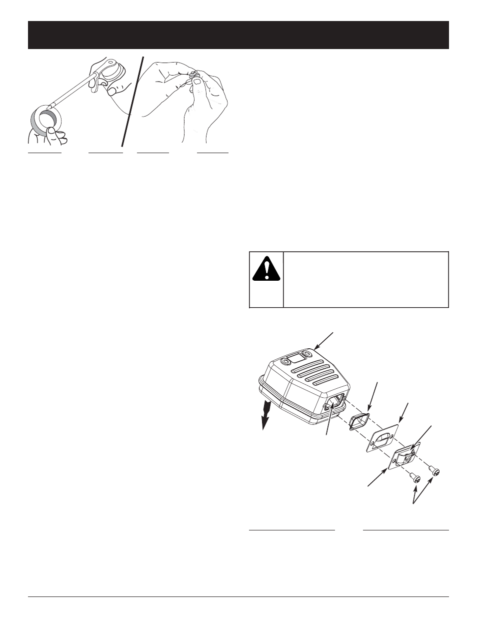 Avertissement, Entretien et réparations | MTD TB320BV User Manual | Page 38 / 72