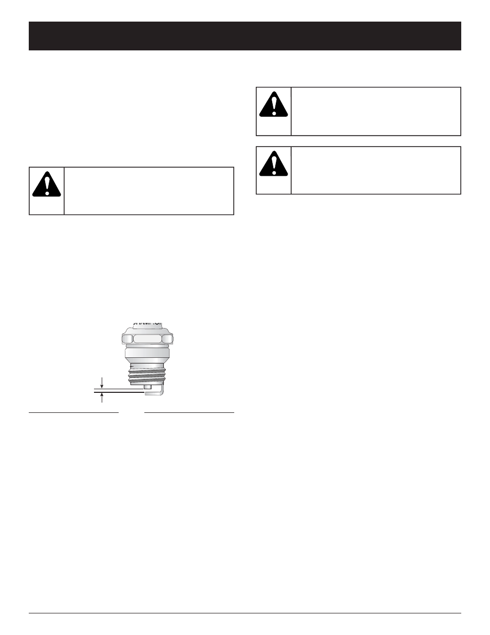 Precaucion, Advertencia, Instrucciones de mantenimiento y reparación | MTD TB320BV User Manual | Page 64 / 72