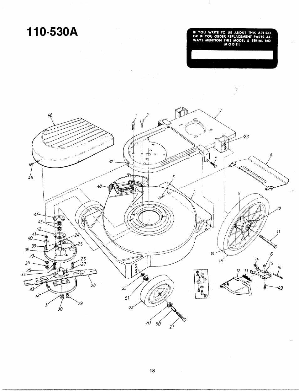 530a | MTD 110-530A User Manual | Page 17 / 19