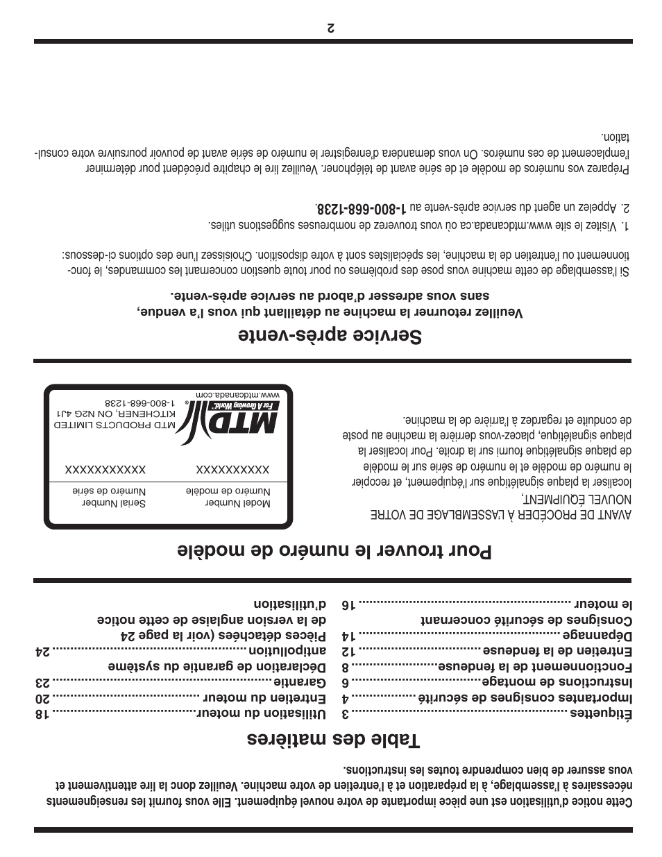 MTD 5DM User Manual | Page 51 / 52