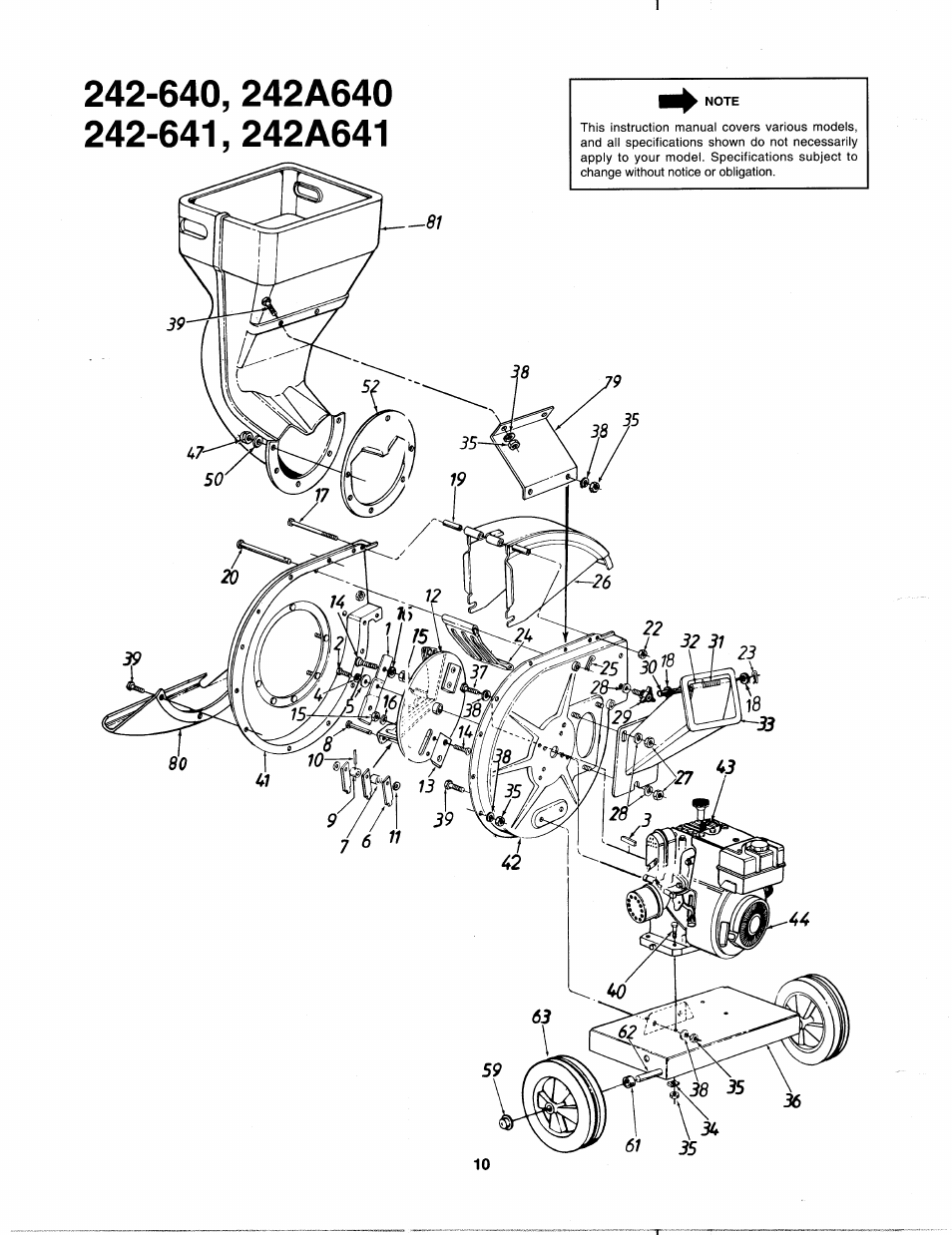 640, 242a640 242-641, 242a641 | MTD 242A641-000 User Manual | Page 10 / 12