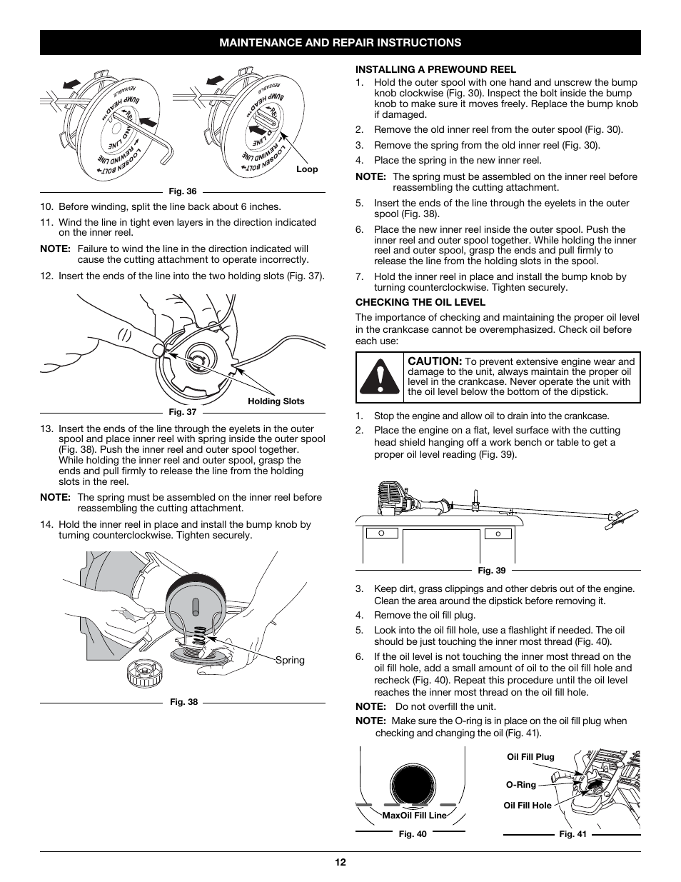 MTD CC5090 User Manual | Page 12 / 60