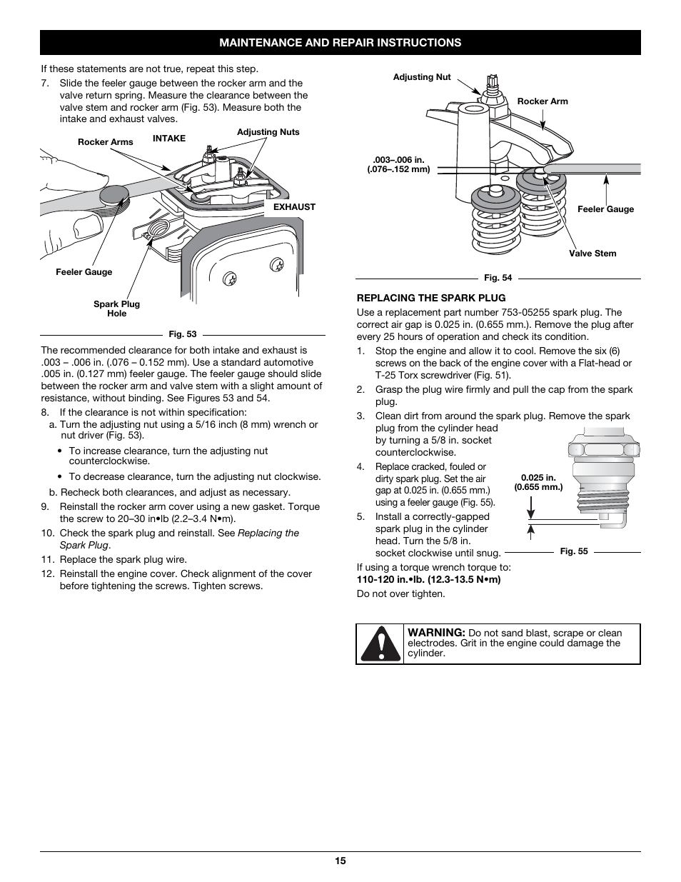 MTD CC5090 User Manual | Page 15 / 60