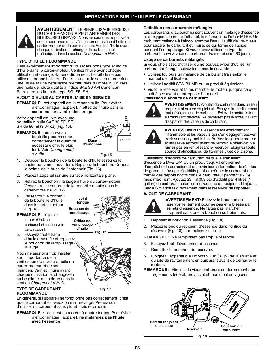 MTD CC5090 User Manual | Page 26 / 60