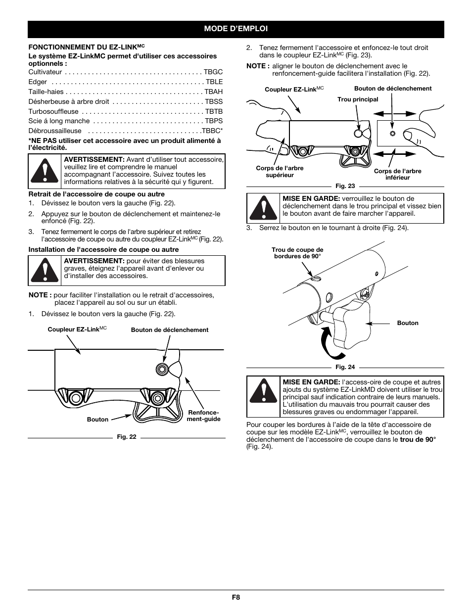 MTD CC5090 User Manual | Page 28 / 60