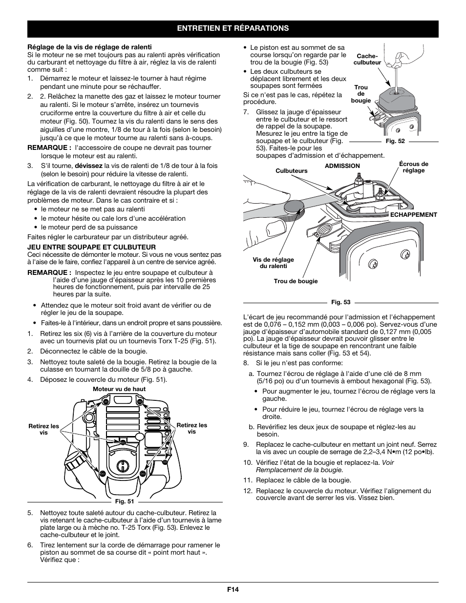 MTD CC5090 User Manual | Page 34 / 60