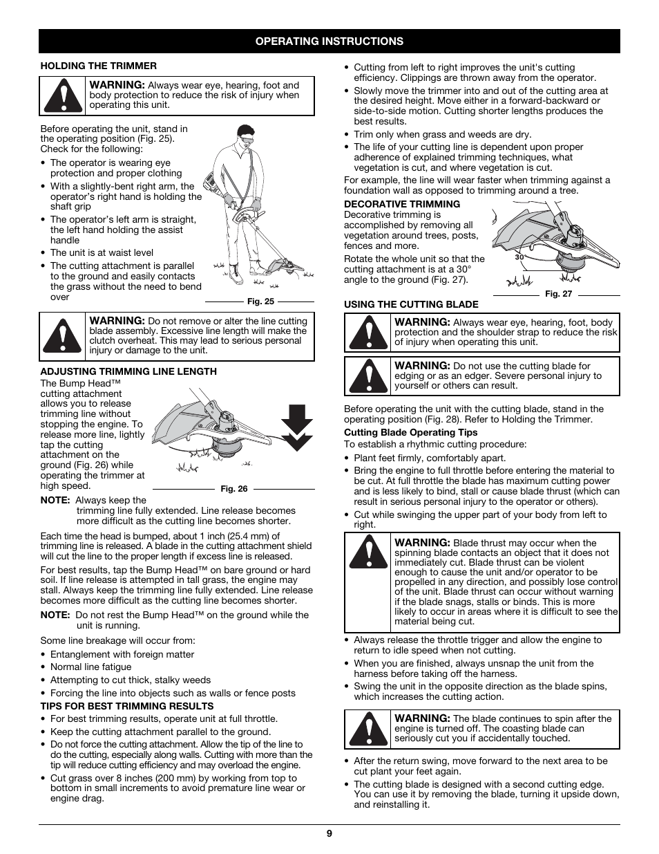 MTD CC5090 User Manual | Page 9 / 60