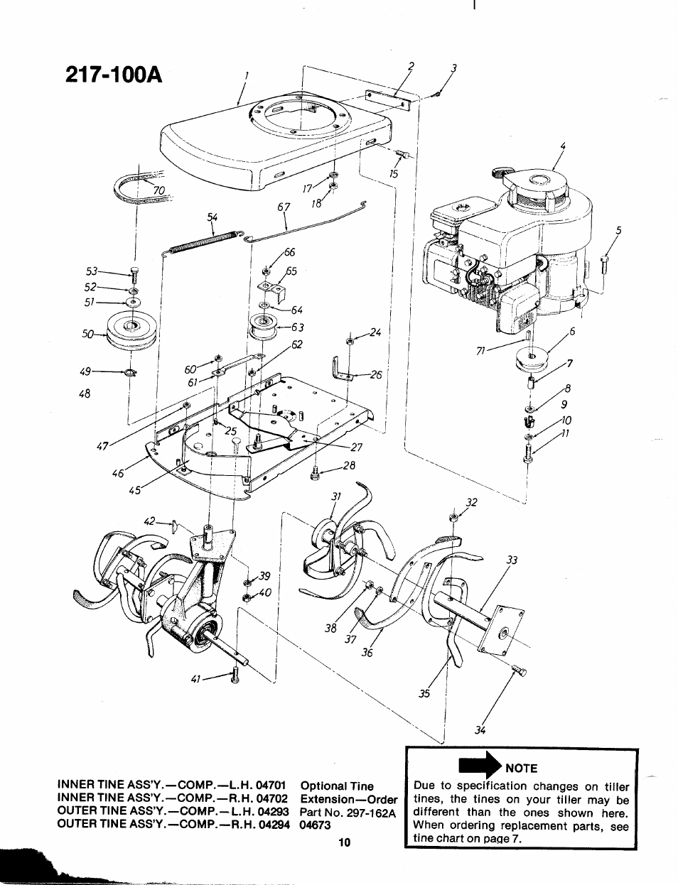 100a | MTD 217-100A User Manual | Page 10 / 16