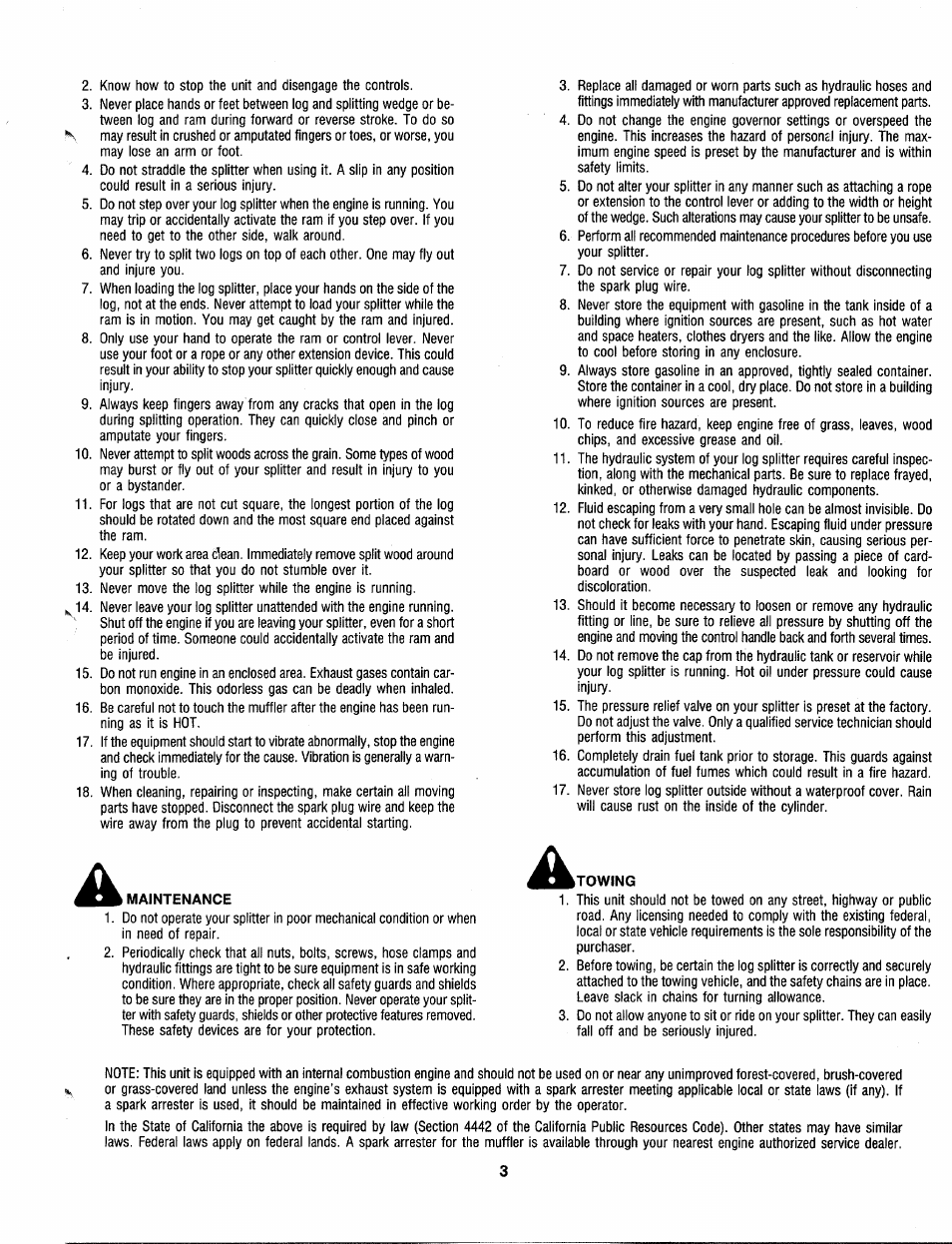 MTD 240-610-000 User Manual | Page 3 / 16