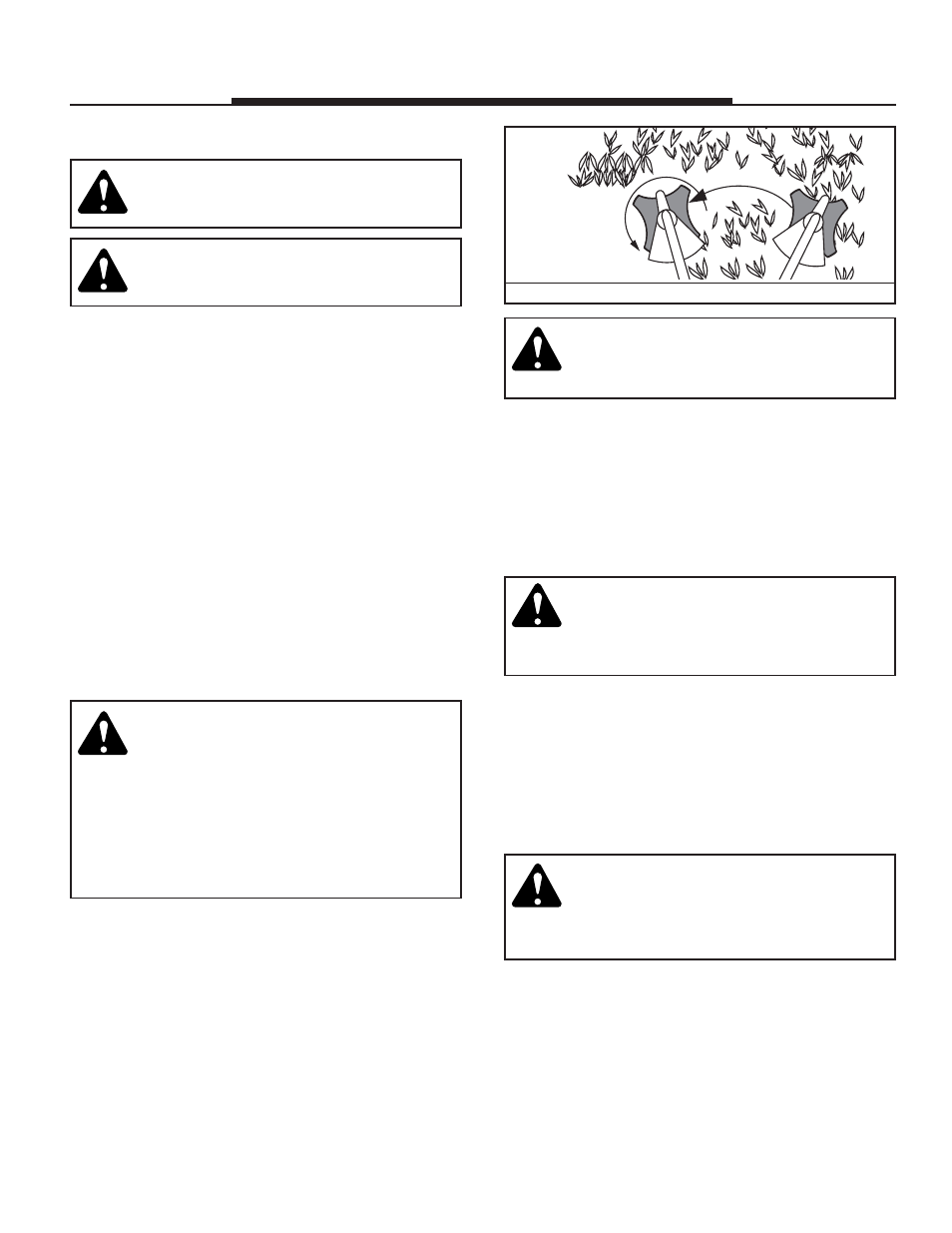 Operating instructions, Using the cutting blade | MTD BCR4 BCK User Manual | Page 12 / 12