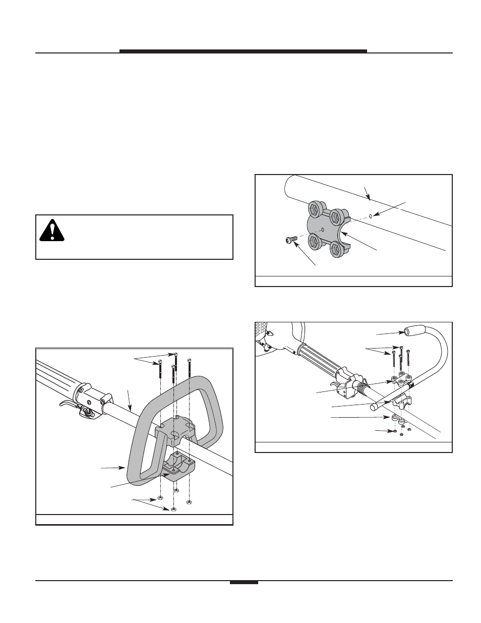 Assembly instructions, Install the brushcutter kit, Remove the d-handle | Install and adjust the j-handle | MTD BCR4 BCK User Manual | Page 6 / 12