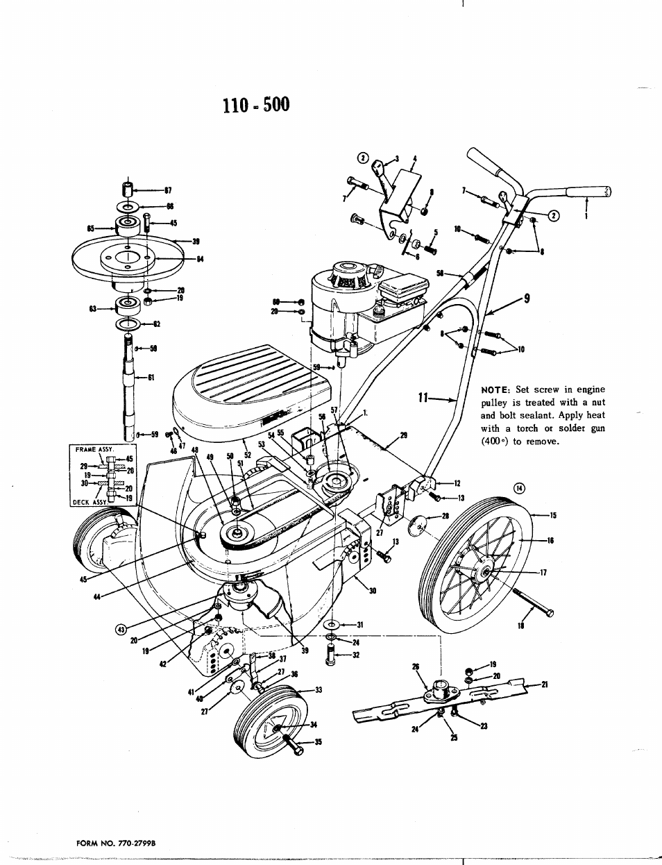 No - 500 | MTD 110-500 User Manual | Page 2 / 4