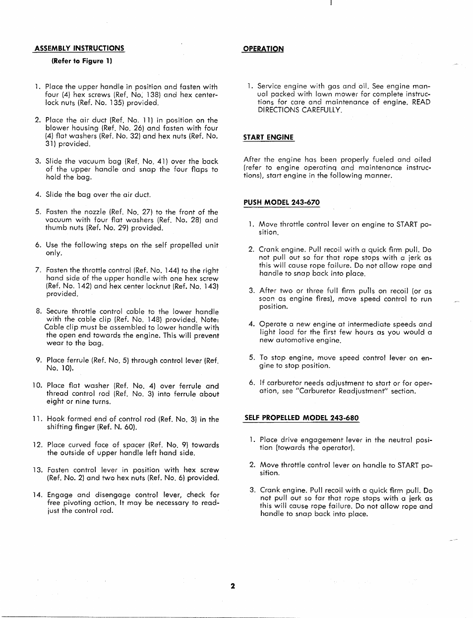 MTD 243-680 User Manual | Page 2 / 9