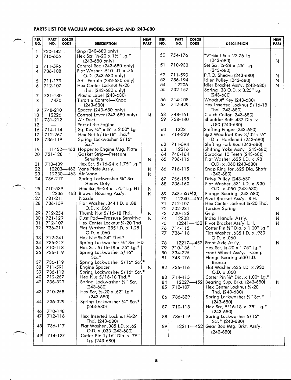 MTD 243-680 User Manual | Page 5 / 9