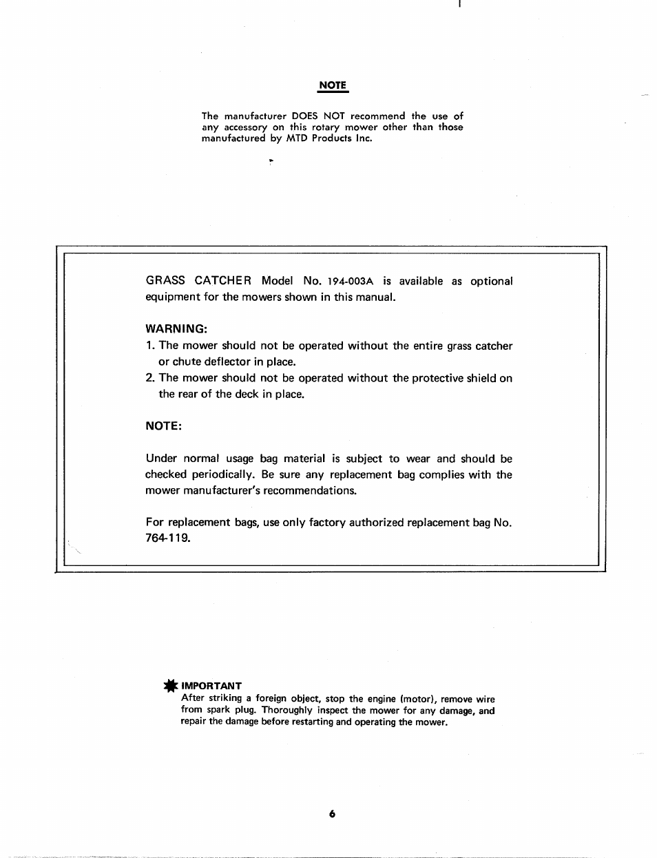 MTD 114-100A User Manual | Page 6 / 9