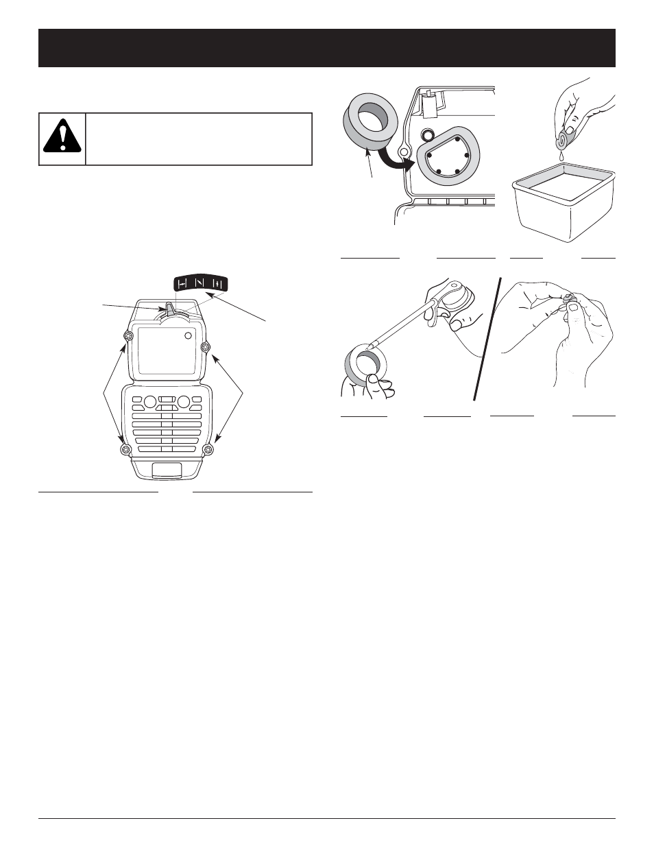 Warning, Maintenance and repair instructions | MTD LT31CS User Manual | Page 26 / 32