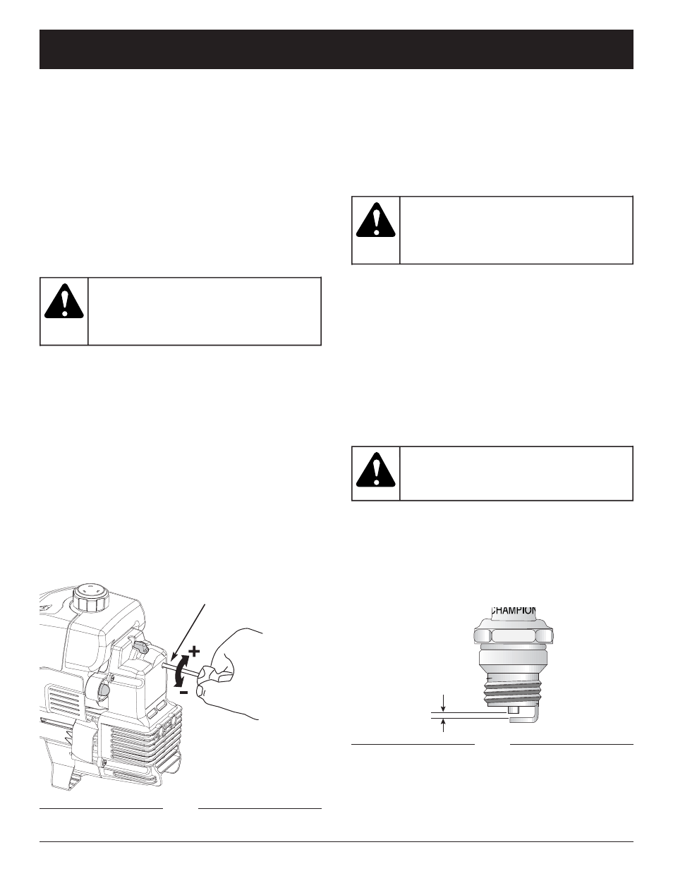 Warning, Maintenance and repair instructions | MTD LT31CS User Manual | Page 28 / 32