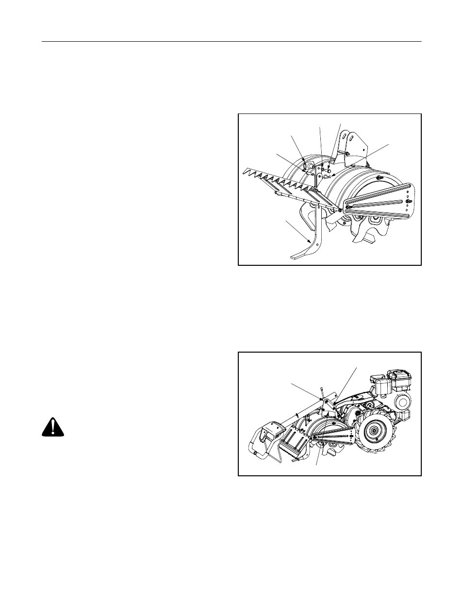 Loose parts in carton, Before assembly, Attaching depth stake | Attaching handle assembly | MTD 428C User Manual | Page 5 / 24