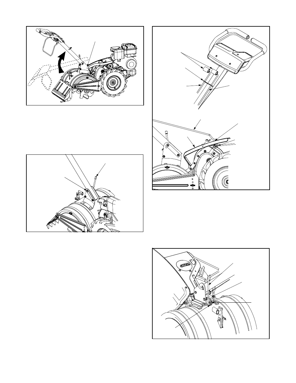 Attaching gear shift rod, Attaching handle adjustment rod | MTD 428C User Manual | Page 6 / 24