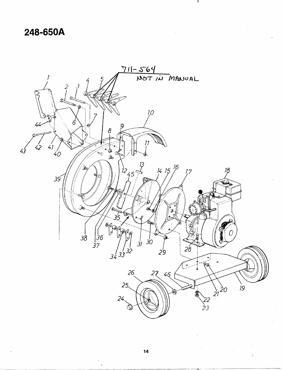 650a, J7ü-5v | MTD 248-650A User Manual | Page 13 / 15