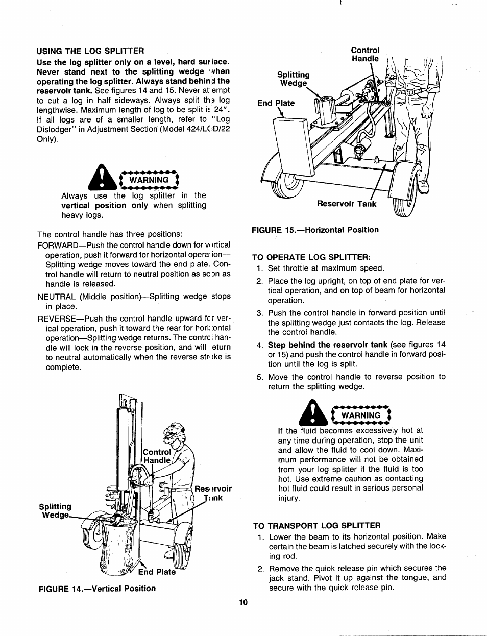 MTD 240-623-003 User Manual | Page 10 / 20