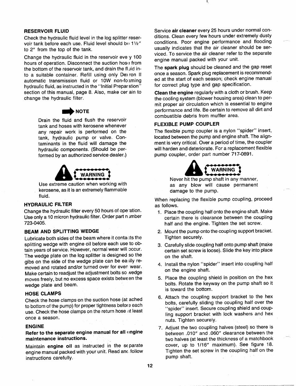 MTD 240-623-003 User Manual | Page 12 / 20